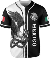 RoyalBro Personalized Mexico Baseball Jersey, Mexican Jersey for Men & Women, Mexican Flag Jersey, Mexico Shirt Camisa